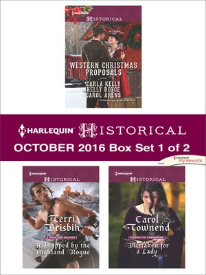 cover image of Harlequin Historical October 2016, Box Set 1 of 2